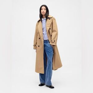 Gap × Sandy Liang Bow-Back Trench Coat L/XL